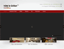 Tablet Screenshot of grillon.com